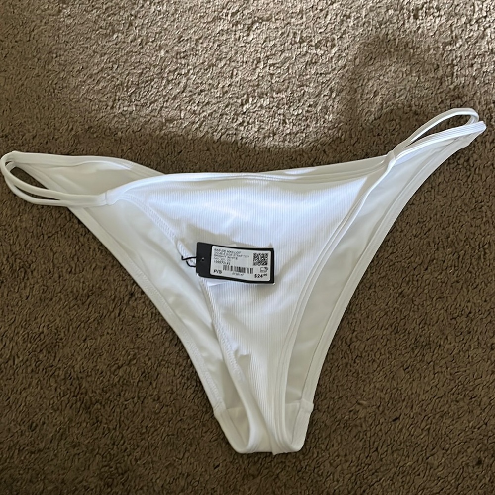 Brand new w/ tags white swim bottoms by Garage